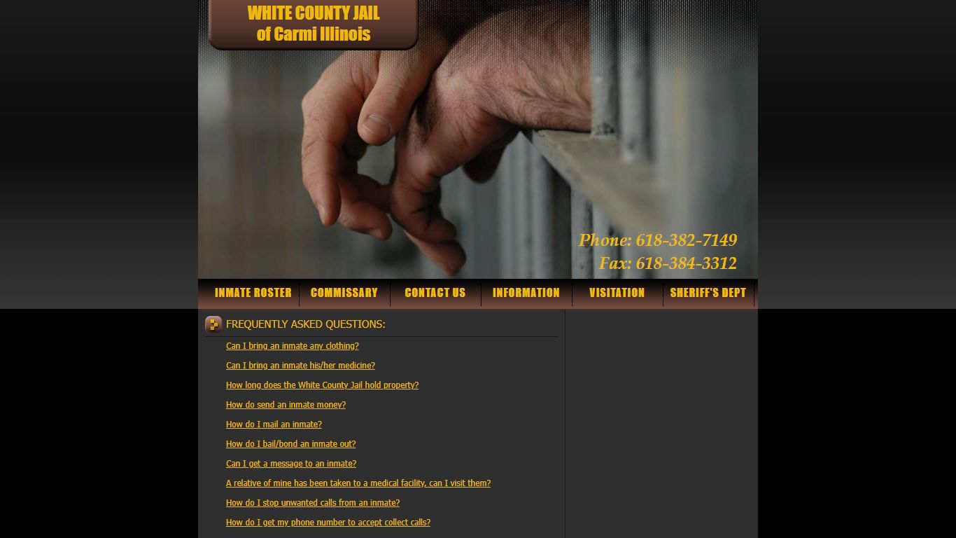 White County Jail | Information